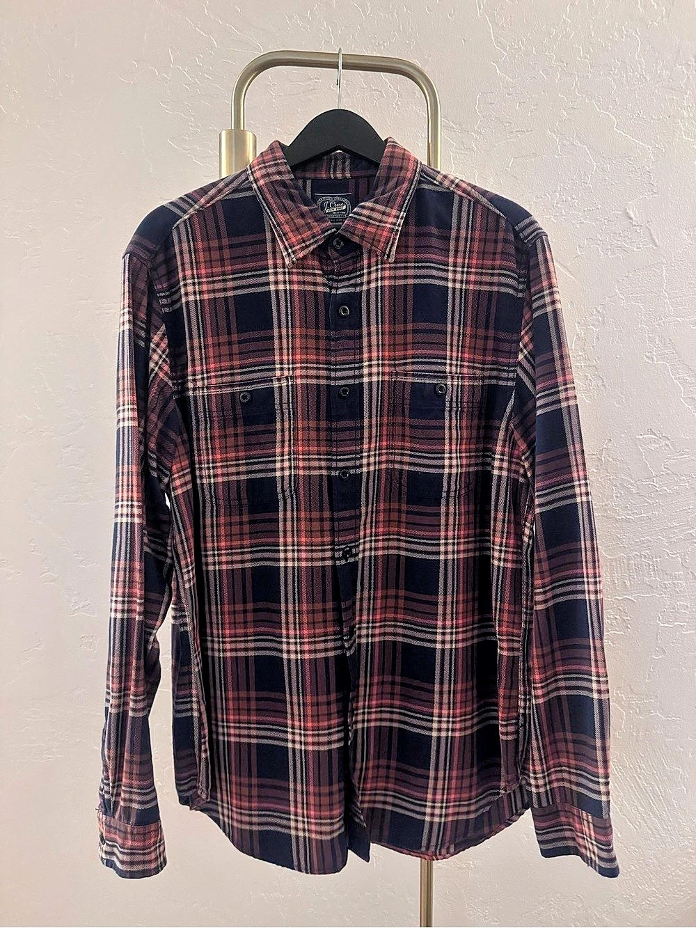 J.Crew The Sporting Life Plaid Flannel Shirt Blue & Red